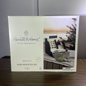 Hearth & Hand Magnolia Toy Cash Register Set Wooden set
